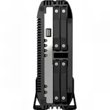 SMB QNAP TS-410E-8G NAS fanless 4 2.5 SSD trays. Intel Celeron J6412 4-core 2.0-2.6 GHz, 8 GB RAM (max), 2x2.5 GbE, 4xUSB 3.2 Gen 2 (10Gbps),1xHDMI