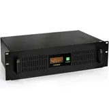 ИБП ExeGate ServerRM UNL-1500.LCD.AVR.3SH.RJ.USB.3U 1500VA/900W, LCD, AVR, 3*Schuko, RJ45/11, USB, 3U, установка в стойку, Black