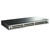 D-Link DGS-1510-52X/A2A PROJ Управляемый стекируемый коммутатор SmartPro с 48 портами 10/100/1000Base-T и 4 портами 10GBase-X SFP+