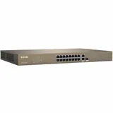 Switch 16+2+1 port 10/100/1000 Mbit, IP-COM (Tenda) F1218P-16-250W, PoE 230W, rack
