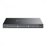 Коммутатор PoE+ Smart GbE 52-портовый Tp-Link SG2452LP &lt JetStream™ 32 портов GbE PoE 802.3af/at (max 30W на порт), 16 портов GbE без PoE, 4 гигабитных слота SFP, коммутационная матрица 104 Гбит/с