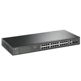 Коммутатор PoE+ GbE Easy Smart 28-портовый Tp-Link TL-SG1428PE 24-портовый гигабитный коммутатор с 24 портами PoE+ IEEE 802.3af/at, 2 GbE RJ45, 2 гигабитных SFP-слота, приоритизация (QoS) 802.1p/DHC