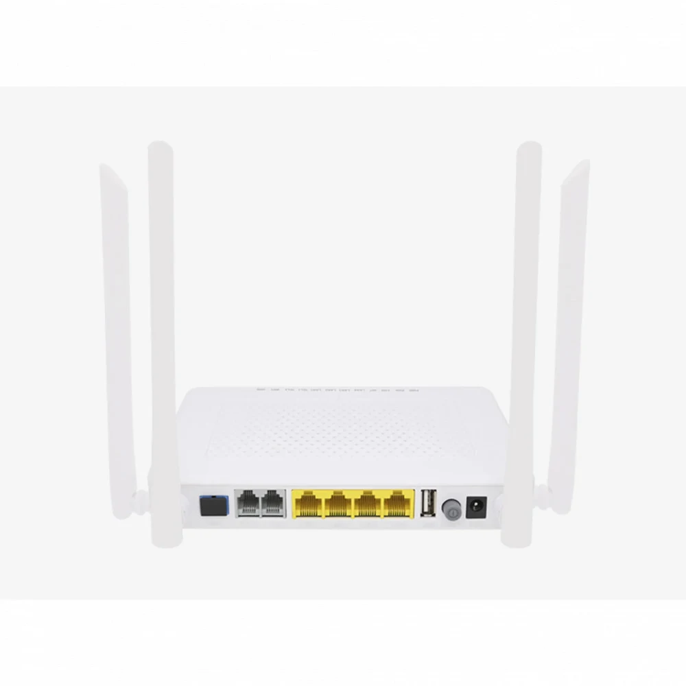 Абонентский терминал ONU GPON, 4 порта 10/100/1000Base-T, 2 порта POTS, WiFi 2.4/5