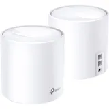 Домашняя Mesh Wi-Fi система GbE AX1800 Tp-Link Deco X20 (2 устройства) Бесшовный роуминг, Wi-Fi 6, 5 ГГц: до 1201 Мбит/с (802.11ax), 2,4 ГГц: до 574 Мбит/с (802.11ax), 802.11ax/ac/a/b/g/n, 2 гигабит