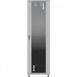 Шкаф серверный NTSS Премиум (NTSS-R22U60100GS) напольный 22U 600x1000мм пер.дв.стекл металл 900кг серый 910мм 60.5кг 1102мм IP20 сталь