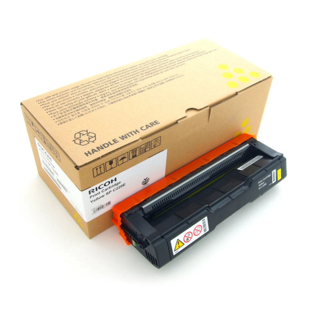 Тонер-картридж Ricoh тип SP C220E желтый, 2300 стр., для Ricoh Aficio SP C240DN/C220N/C220S/C221N/C221SF/C222DN/C222SF/C240SF