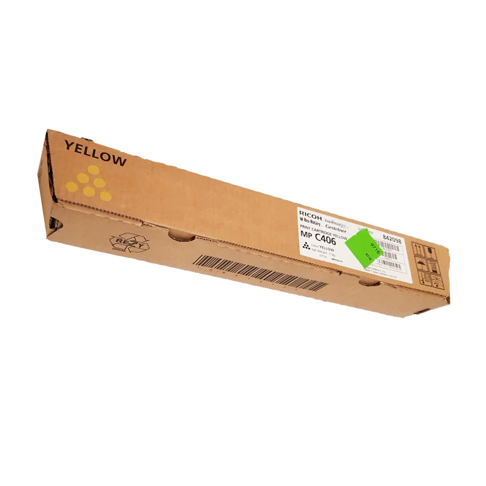 Тонер-картридж тип MP C406 желтый (6000 стр) Ricoh Aficio MP C306ZSP/C306ZSPF/C406ZSPF/C307SP/C307SPF 842098