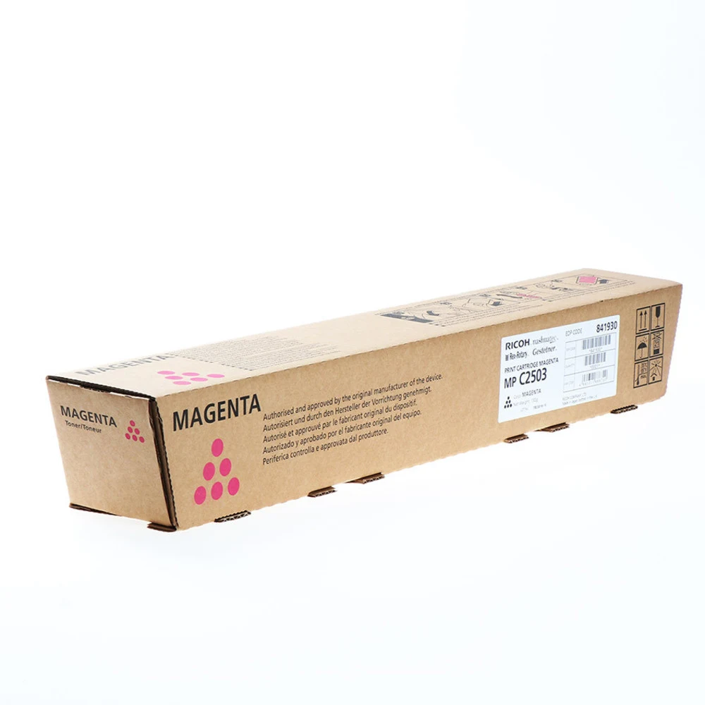 Тонер-картридж тип MP C2503 малиновый (5500 отп.). Подходит для серии Ricoh MPC2003/C2503/С2011/C2004/C2504