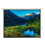 Экран с электроприводом Lumien Eco Control 187x280 см (раб. область 153х272 см) MW черная кайма 16:9