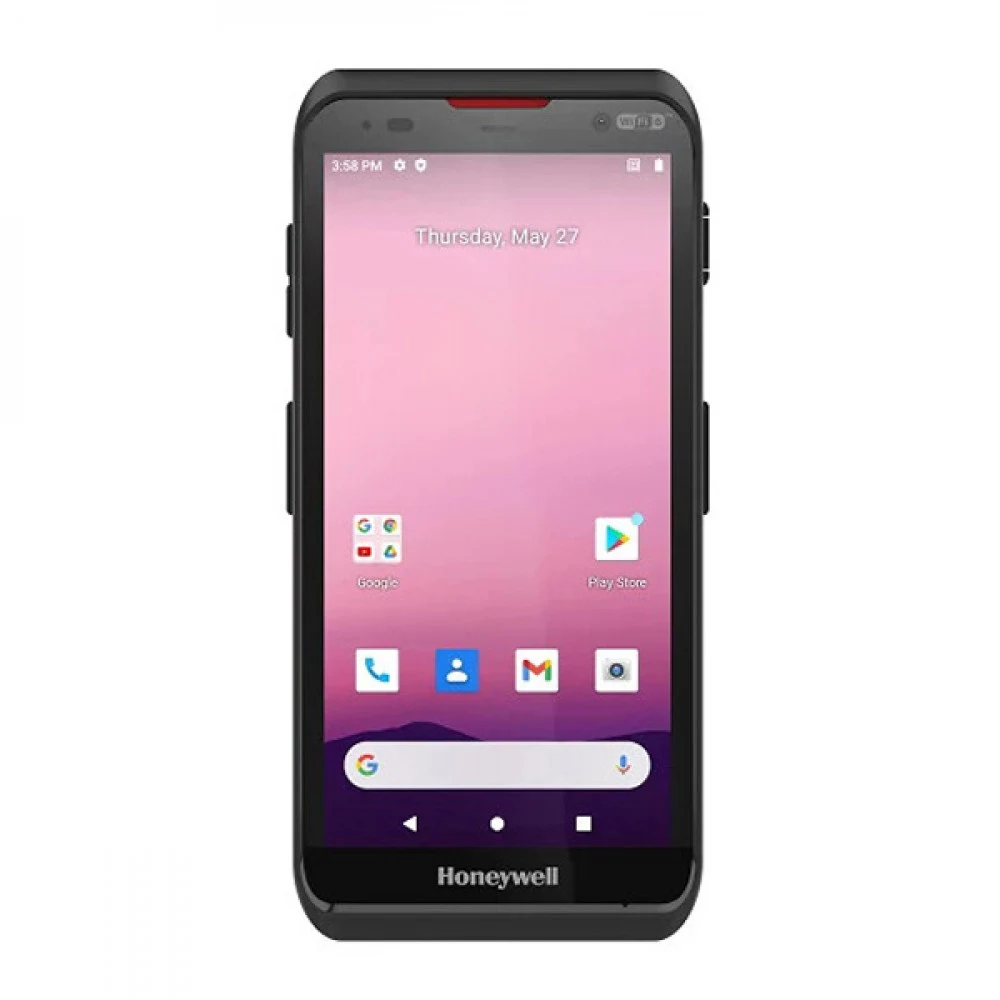 Терминал сбора данных, Honeywell, EDA56-00AE81N21RK, 5.5" , сенсорный, без eSIM и отпечатков, WLAN (Wi-Fi 6), без WWAN, GMS, фронтальная и тыловая камера, 6 ГБ ОЗУ, 128 ГБ ПЗУ, увеличенная батарея,