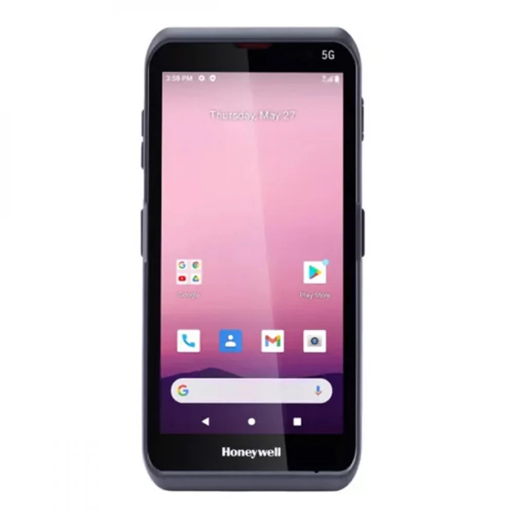 Терминал сбора данных, Honeywell, EDA57-11BE81H21RK, 5.5", сенсорный, без отпечатков и eSIM, WLAN + WWAN (5G), фронтальная и тыловая камера, 6 ГБ ОЗУ, 128 ГБ ПЗУ, увеличенная батарея, чёрный