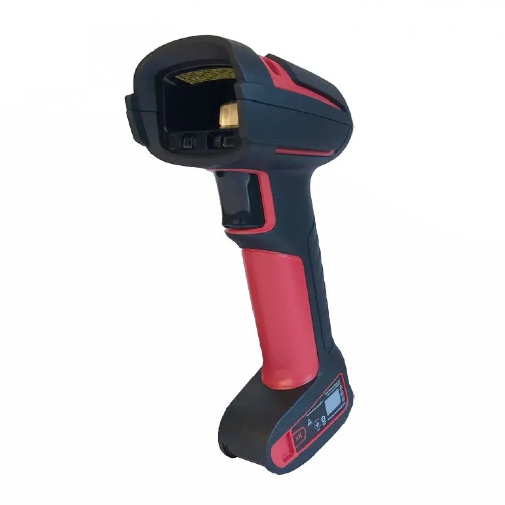 Сканер штрих-кода, Honeywell, Granit XP 1991iXLR (1991IXLR-3USB-5-R), беспроводной, Bluetooth, 1D/2D, FlexRange XLR, вибрация, зарядка через контактную базу, красный, аккумулятор, USB-кабель, горизо