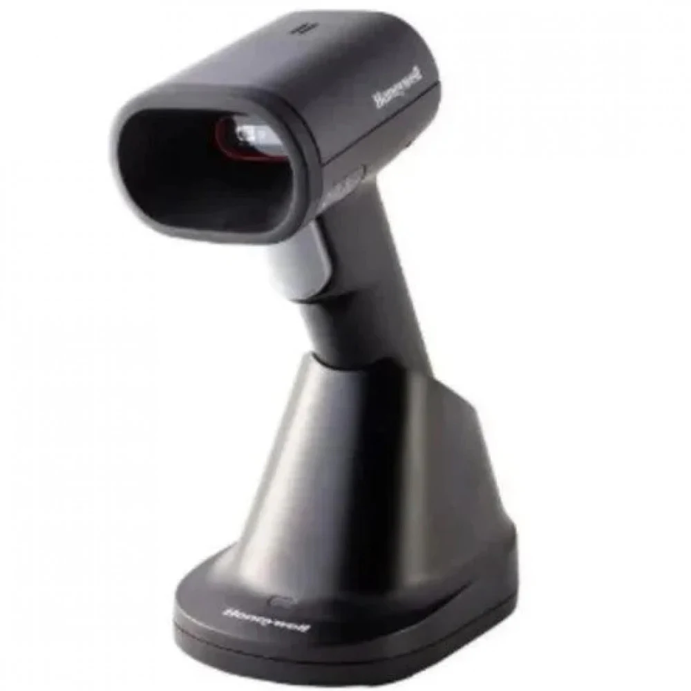 Сканер штрих-кода, Honeywell, HH492 (HH492-R1-1USB-5), ручной, беспроводной, 1D/2D, Bluetooth, с подставкой, черный