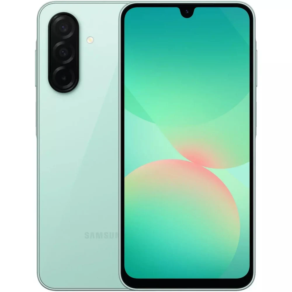 Смартфон Samsung A26 5G, E1380 6/128GB, 6.7"AMOLED, 2340x1080, BT5.3, NFC, 2xSIM/mSD, Mint