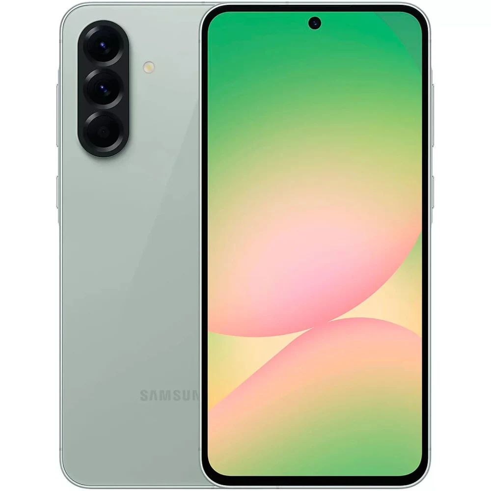 Смартфон Samsung A56 5G, E1580 8/128GB, 6.7"AMOLED, 2340x1080, BT5.3, NFC, 2xSIM/eSIM, Awesome Olive