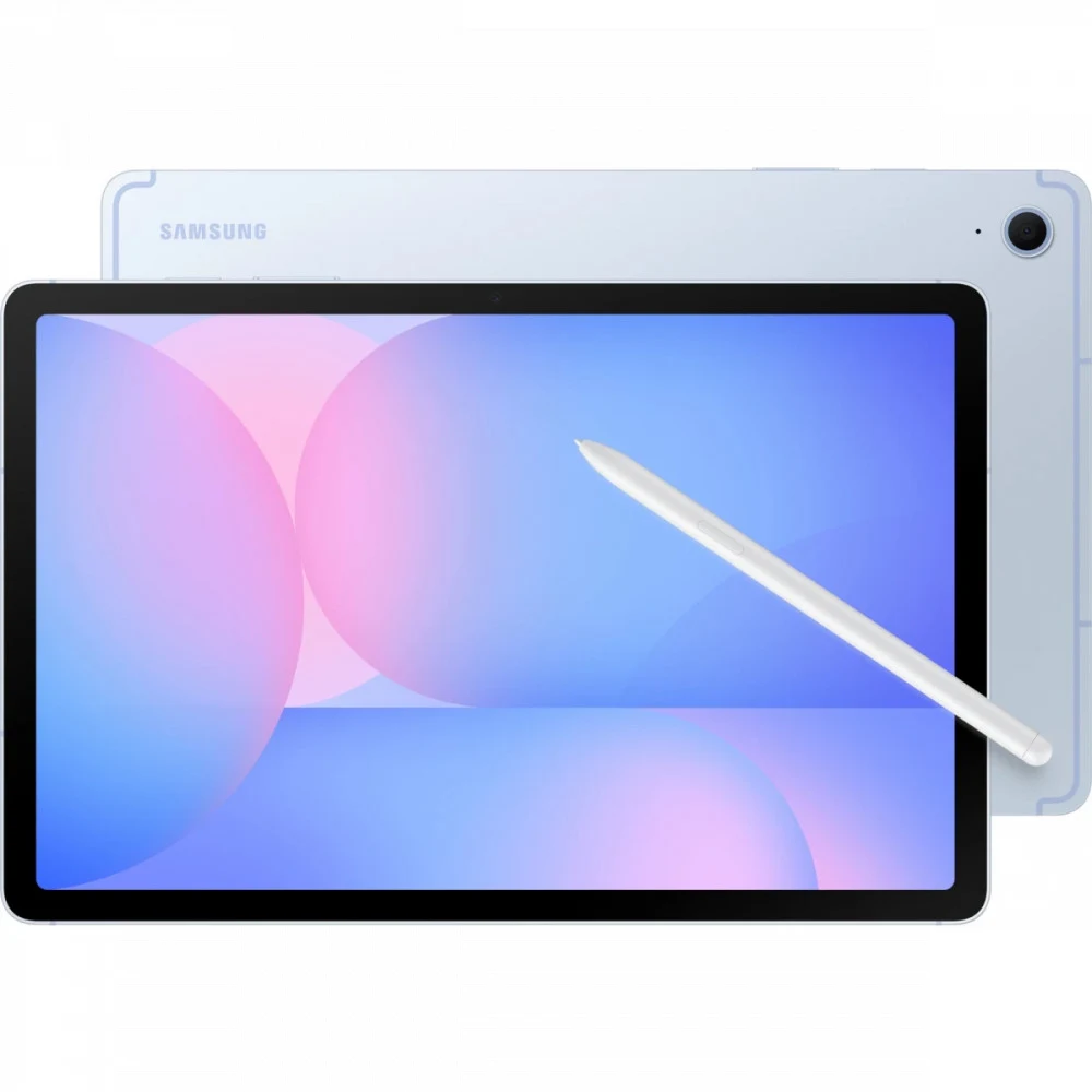 Планшет Samsung Galaxy Tab S10 FE SM-X526B 1580 (2.9) 8C RAM8Gb ROM128Gb 10.9" TFT 2304x1440 5G eSIM Android 15 голубой 13Mpix 12Mpix BT WiFi microSD 1Tb 8000mAh