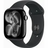 Умные часы Apple Watch Series 11 GPS 46mm Jet Black Al Case Black Sport Band S/M A3333 (MEUW4ET/A)