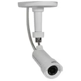 Compact, bullet-style HDTV network camera comprising a main unit and a separate IP66-rated camera unit. Edge storage using microSD card or NAS, Support for ACAP and AXIS Camera Companion, I/O port,