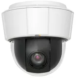 HDTV 720p compliant PTZ camera with 18x optical zoom for indoor use. HDTV 720p @ 25fps (1280x720) in H.264 and Motion JPEG, Day & Night, two-way audio, I/O, IP51. Two way audio, four I/O and externa