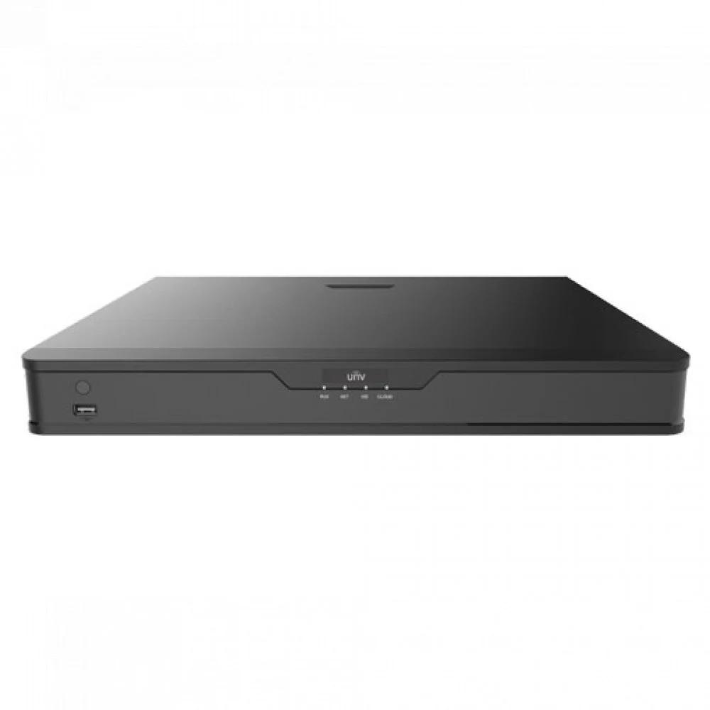 UNV NVR302-08S2-P8 Видеорегистратор IP 8-кан PoE, 2HDD до 10Тб, видеовыходы HDMI/VGA, Аудио:1 x RCA