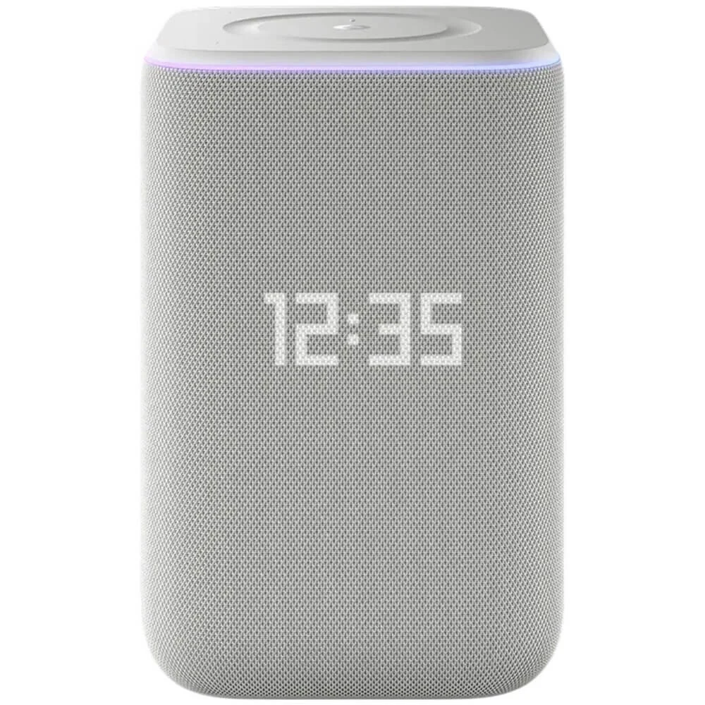 Умная колонка, Яндекс, YNDX-00060GRY, Яндекс Станция 3 с Zigbee, 50Вт, (2х низкочастотный динамик 46х80 мм, 3х широкополосный динамик 32 мм, 2х пассивный излучатель 62х100 мм), 6 микрофонов, 65–20 0