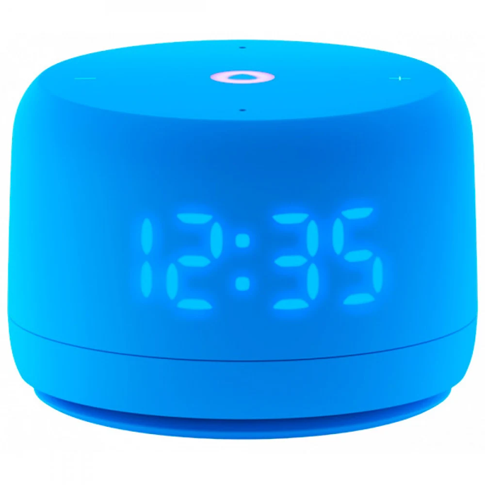 Умная колонка Яндекс Станция Лайт 2 с Алисой /6 Вт/Matter/1 динамик/2 микрофона/LED-дисплей/Bluetooth 5.0/Wi-Fi 2.4 и 5 ГГц/синий (YNDX-00026BLU)