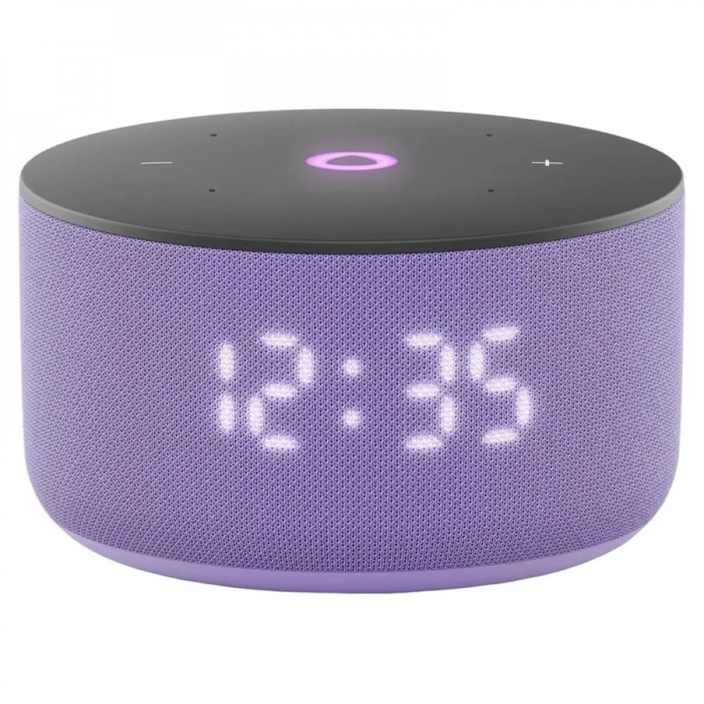 Умная колонка, Яндекс, YNDX-00027LIL, Яндекс Станция Мини 3 с Алисой, YaGPT, 12Вт, 1 динамик, 3 микрофона, 110-16 000 Гц, Wi-Fi (2,4–5 ГГц), Bluetooth 5.0, Лиловый