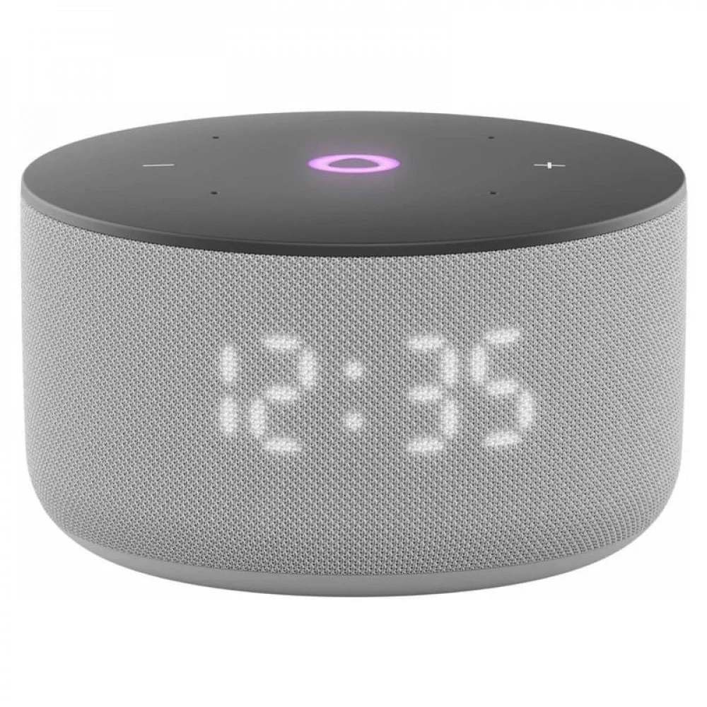 Умная колонка, Яндекс, YNDX-00027GRY, Яндекс Станция Мини 3 с Алисой, YaGPT, 12Вт, 1 динамик, 3 микрофона, 110-16 000 Гц, Wi-Fi (2,4–5 ГГц), Bluetooth 5.0, Серый