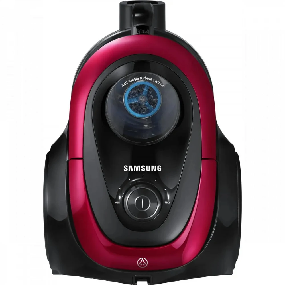 Пылесос контейнерный Samsung VC2100M, Red, VC18M21C0VR/EV, (Управление на корпусе, 3 насадки, 1,5 л, 1800/380 Вт)