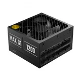 Блок питания, APNX, MAX G1, 1200W, ATX 3.1, Gold, APFC, 20+4pin, 2*4+4pin, 10*Sata, 2*Molex, 3*PCI-E 6+2pin, 2*12V-2X6, Модульный, Вентилятор 13,5 см, Кабель питания, Чёрный