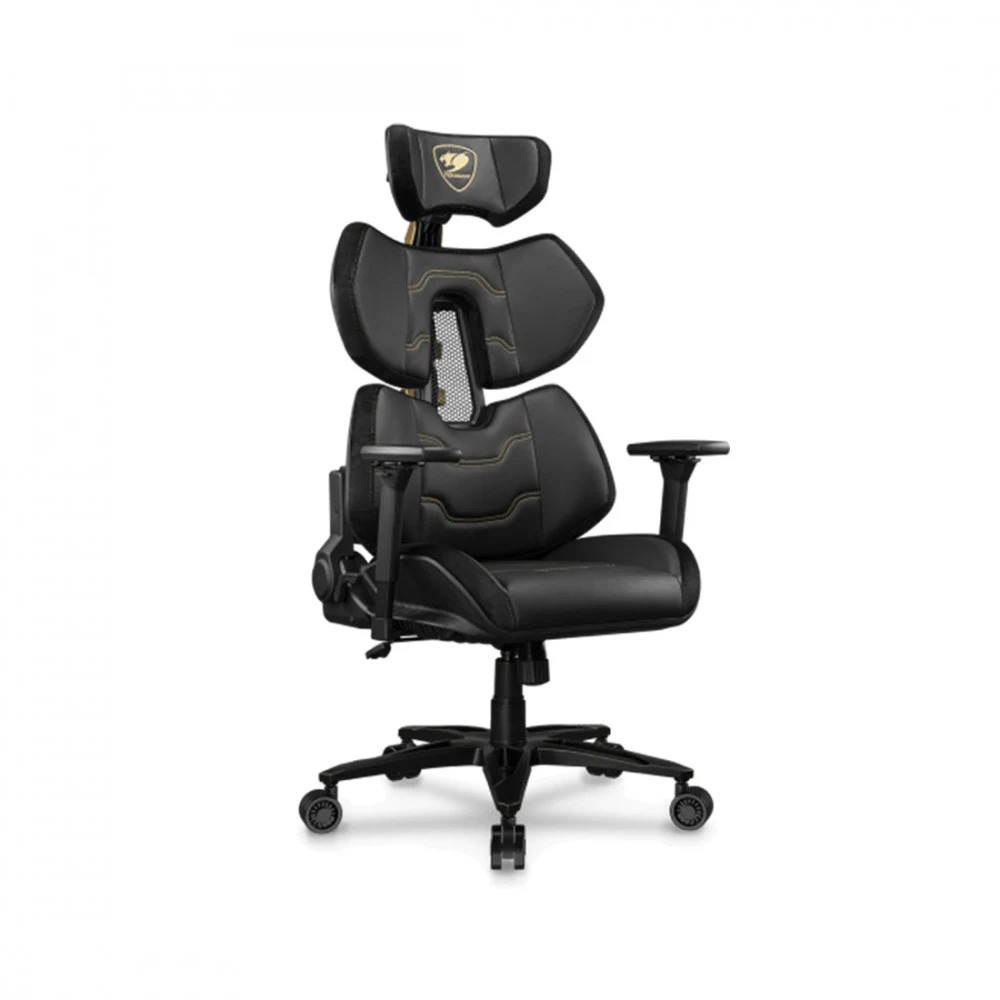 Игровое компьютерное кресло, Cougar, TERMINATOR Elite, Hyper-Dura экокожа, (Ш)75*(Г)66.7*(В)124 (131) см, Чёрный