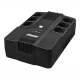 ИБП POWERMAN Brick 800, линейно-интерактивный, 800ВА, 480Вт, 3 евророзетки с резервным питанием, 3 евророзетки с фильтрацией, защита RJ45/RJ11, батарея 12В 9Ач 1 шт., 293мм х 202мм х 93мм, 5.2 кг./