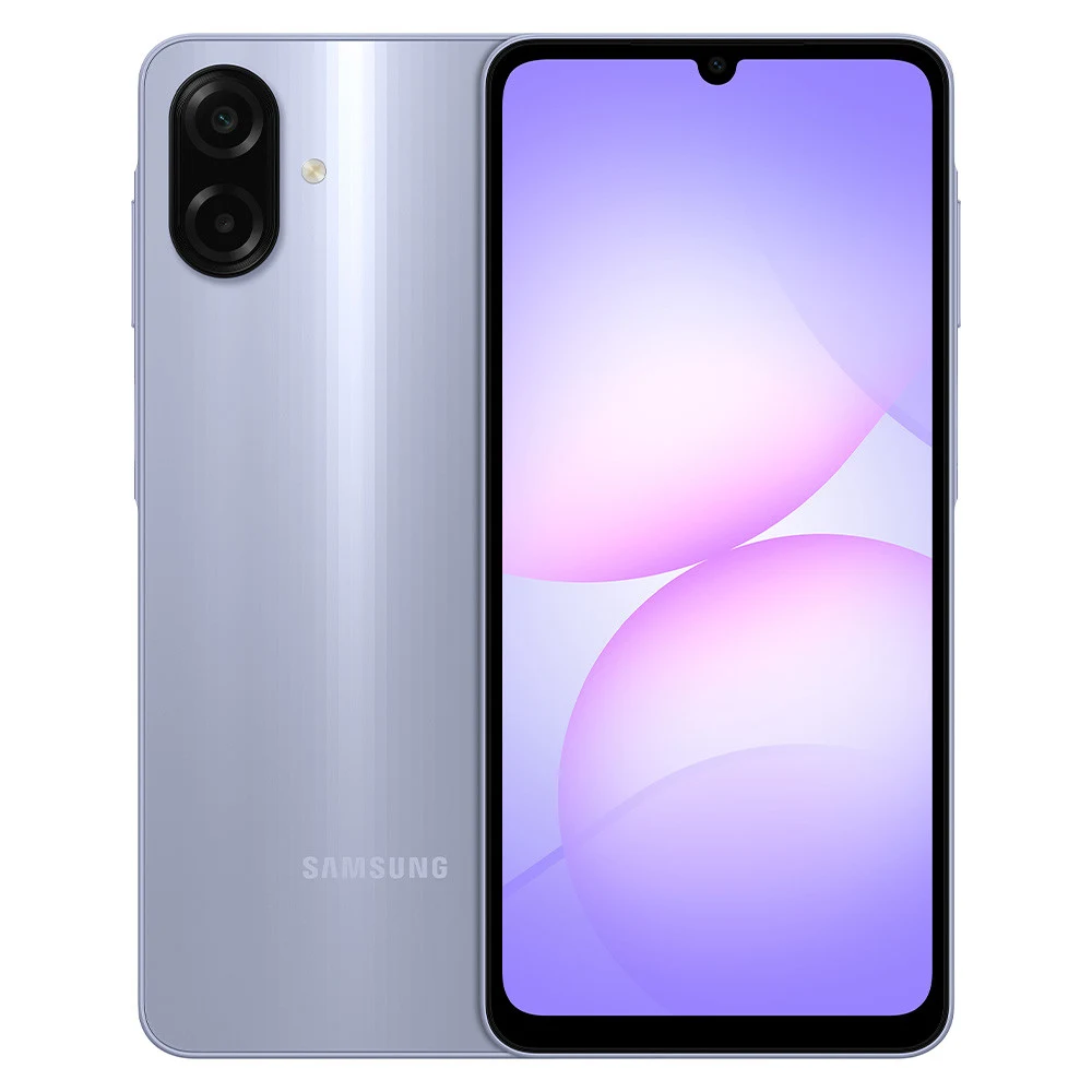 Смартфон Samsung A07, G99 6/128GB, 6.7"PLS, 1600х720, BT5.3, 2xSIM+microSD, Light Violet