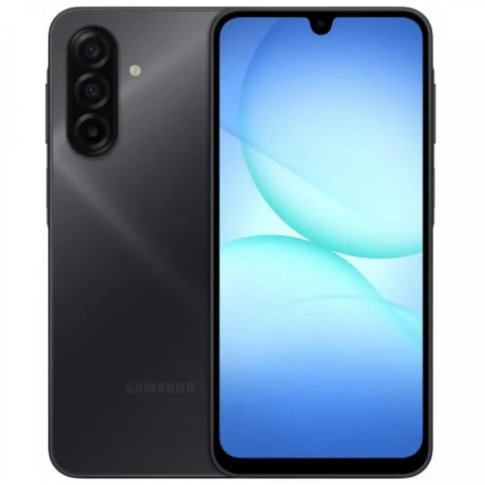 Смартфон Samsung A17, G99 8/256GB, 6.7"AMOLED, 2340x1080, BT5.3, NFC, 2xSIM/microSD, Black