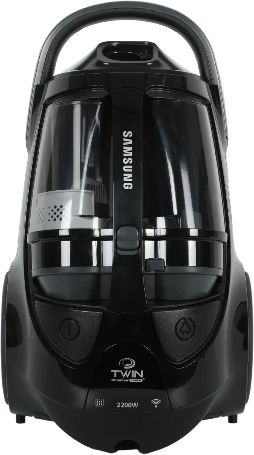 Пылесос контейнерный Samsung Rambo SC88, Black, VCC8874H35/XEV, (Управление на ручке, Турбощётка, 4 насадки, 2 л, 2200/430 Вт)