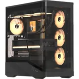 Компьютерный корпус, Formula V, Crystal U9 PA Black, EATX/ATX/micro ATX, USB Type C/3.0*2, HD-Audio, Кулер 4*120 мм ARGB, Высота процессорного кулера до 182мм, Длина VGA до 420мм, 1*3.5"/1*2.5", Тол