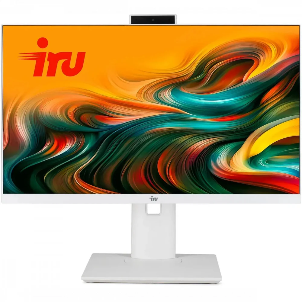 Моноблок IRU Tactio 23.8" Full HD i3 1215U (1.2) 8Gb SSD256Gb CR noOS GbitEth WiFi BT 120W Cam белый 1920x1080