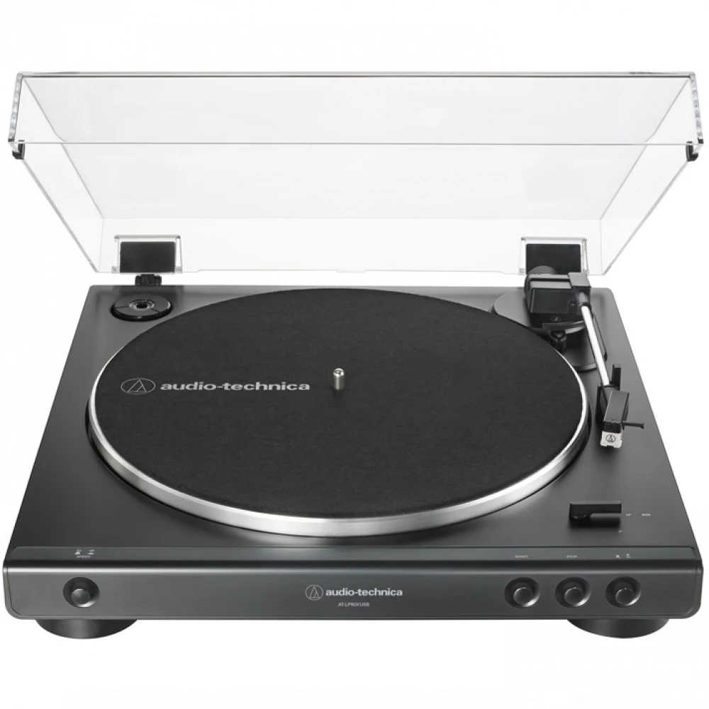 Проигрыватель виниловых пластинок Audio-Technica AT-LP60XUSB, Gun Metal