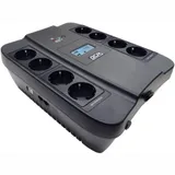 ИБП Powercom Spider SPD-550U 550ВА 330Вт 4+4xEURO USB RJ11/RJ45 LCD черный (SPD-550U)