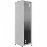 Шкаф коммутационный NTSS Премиум (NTSS-R18U6060GS) напольный 18U 600x600мм пер.дв.стекл металл 900кг серый 510мм 903мм IP20