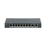 PoE Сетевой коммутатор | Интерфейс: PoE 8×RJ45 1Гбит/с / Uplink 2×RJ45 1Гбит/с | PoE Стандарт: IEEE 802.3af / IEEE 802.3at | Скорость коммутации: 20 Гбит/с | Скорость передачи пакетов: 14.88Мбит/с |