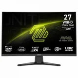 Монитор MSI 27" Mag MAG 275CQF E18 черный VA LED 16:9 HDMI полуматовая 1000:1 250cd 178гр/178гр 2560x1440 180Hz DP Quad 2K (1440p) 6.05кг