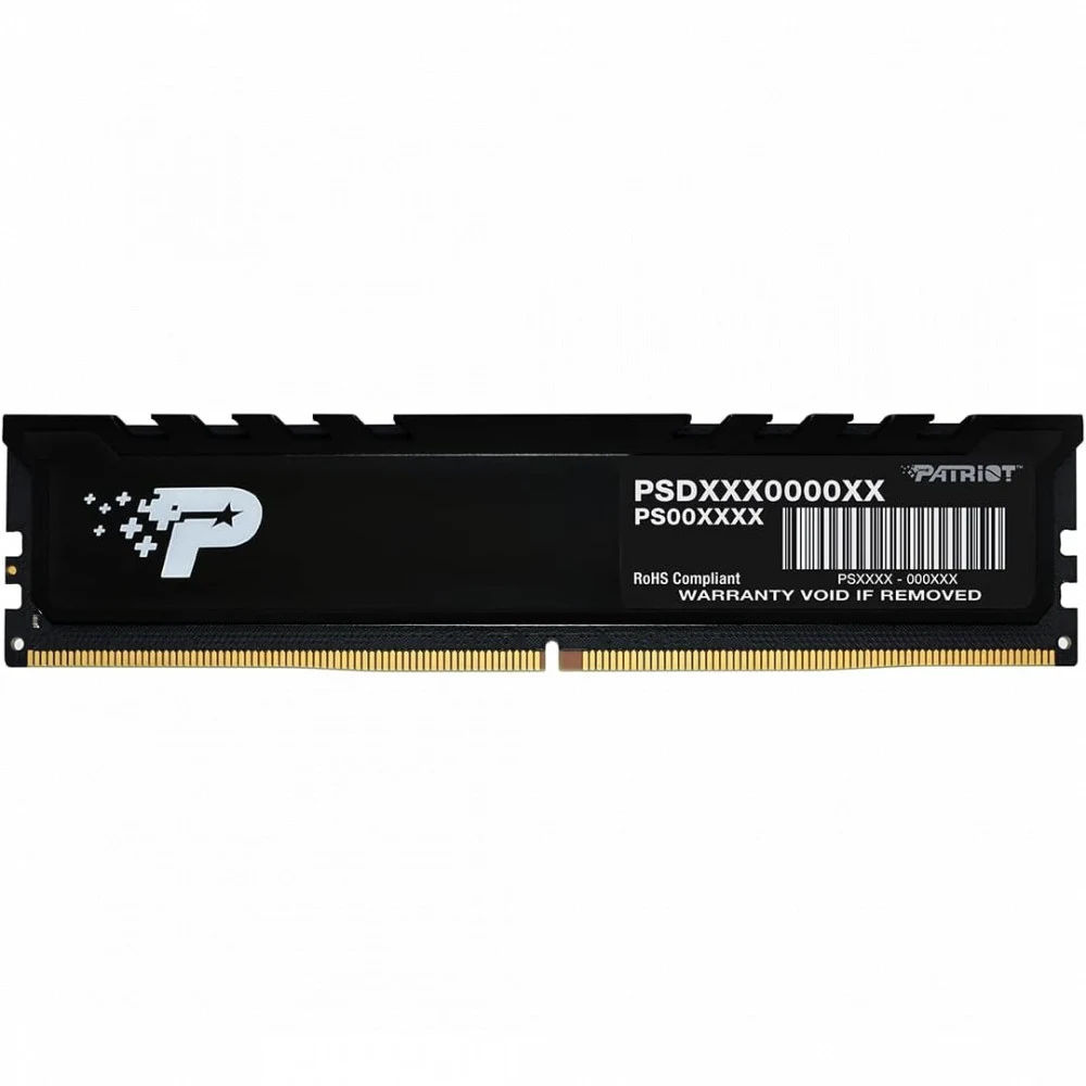 Оперативная память DDR5 16GB 5600MHz Patriot PSP516G560081H1 Signature Premium RTL PC5-44800 CL46 DIMM 288-pin 1.1В single rank с радиатором Ret [PSP516G560081H1]