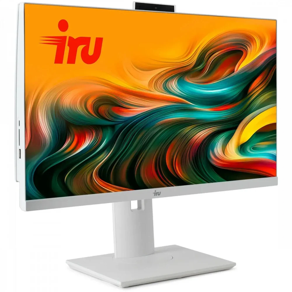 Моноблок IRU Tactio 23.8" Full HD i5 1235U (1.3) 16Gb SSD512Gb CR Windows 11 Professional GbitEth WiFi BT 120W Cam белый 1920x1080
