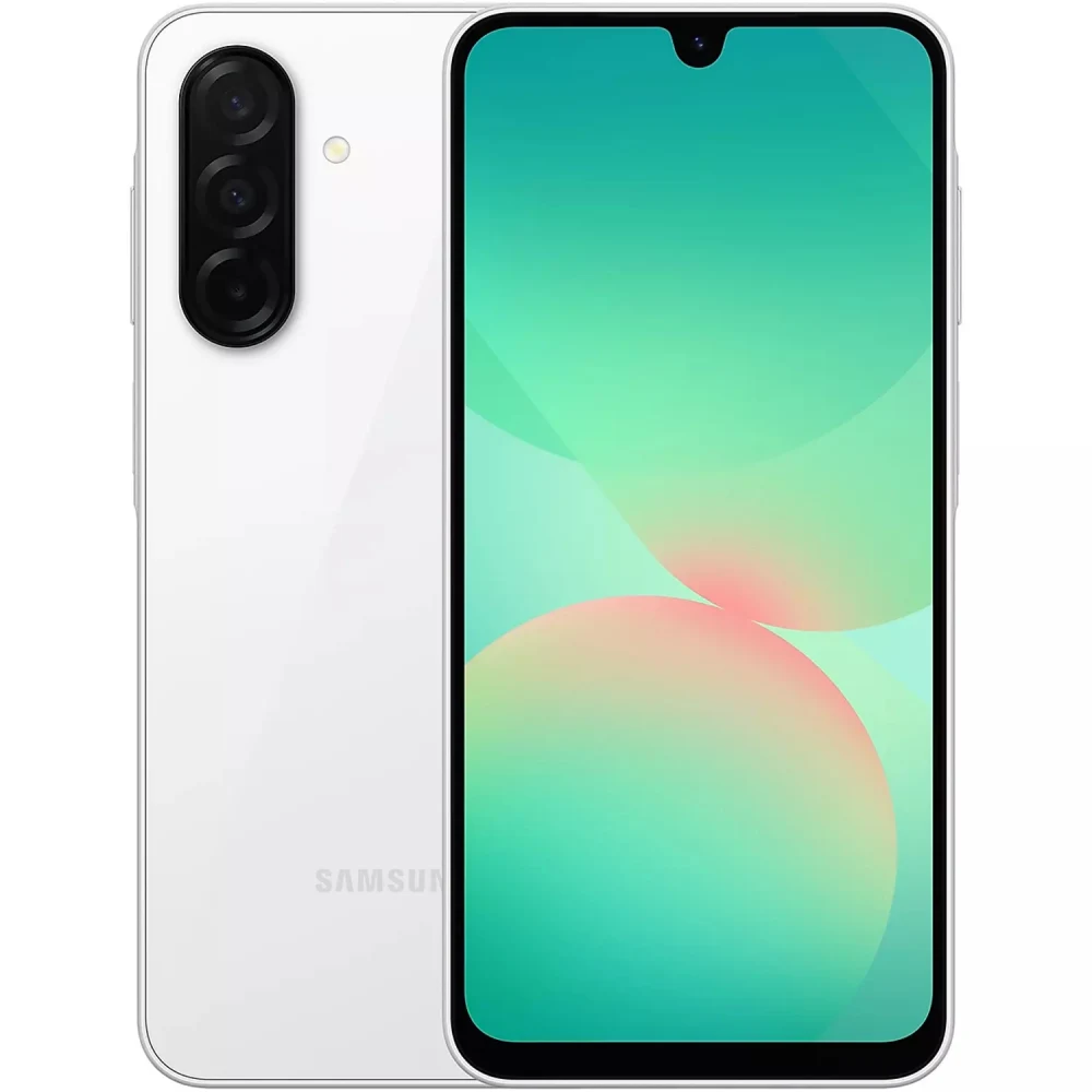 Смартфон Samsung A26 5G, E1380 6/128GB, 6.7"AMOLED, 2340x1080, BT5.3, NFC, 2xSIM/mSD, White