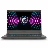 Ноутбук, MSI, Thin 15 B2RVE-3458XKZ, MS-16R8, 9S7-16R831-3458, 15,6", FHD 1920x1080, IPS, 144Hz, Intel Core 7 240H, 16GB DDR4, 512GB SSD Gen5, NVIDIA GeForce RTX4050, 6GB GDDR6, DOS, Серый