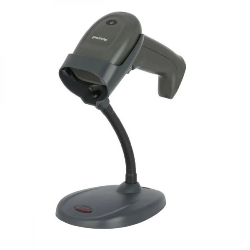 MERTA & ANZ USB Kit with Stand&65306 Omni-directional, 1D, PDF, 2D, black scanner (HH490-R1), USB 1.5m straight cable (CBL-500-150-S00-02), flexible presentation stand (STND-15F03-101-4)
