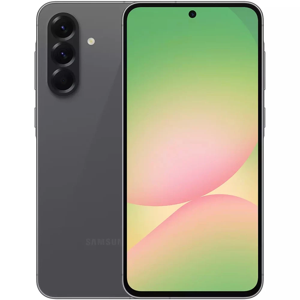 Смартфон Samsung A56 5G, E1580 8/128GB, 6.7"AMOLED, 2340x1080, BT5.3, NFC, 2xSIM/eSIM, A Graphite