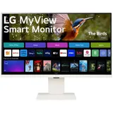 Монитор LG LCD 32SR83U-W/ LG MyView 32SR83U-W 31.5'' 4K UHD Smart Monitor, IPS, 400cd/m2, 16:9, 5мс (GtG), 60Hz, 178/178, speakers 5Wx2, внешний БП, USB Type-C, 2xHDMI, USB, VESA 100x100 mm, HAS, we