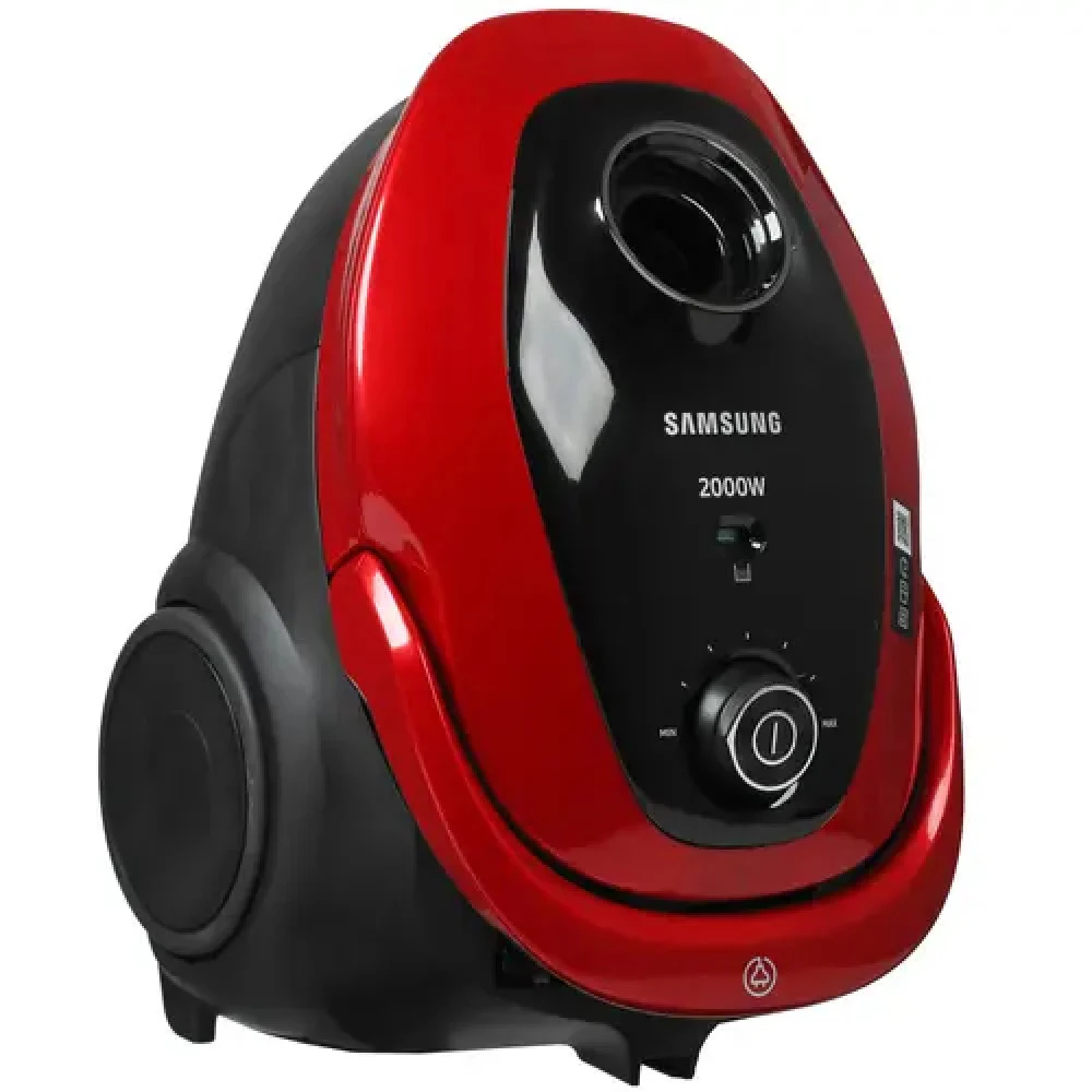 Пылесос с мешком Samsung VC2500M, Red, VC20M253AWR/EV, (Управление на корпусе, 4 насадки, 2,5 л, 2000/460 Вт)
